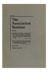 The Association Seminar (vol. 16 no. 6), March, 1908