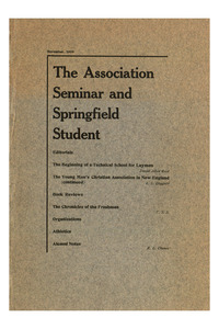 The Association Seminar (vol. 18 no. 2), November, 1909