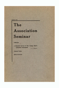 The Association Seminar (vol. 23 no. 1), October 1914