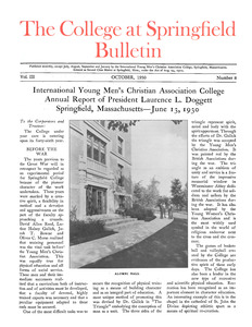 The Bulletin (vol. 3, no. 8), October 1930