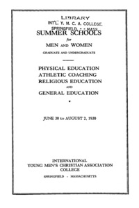 Summer School Catalog, 1930