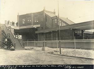 Dorchester Rapid transit section 1. Southweat exposure to Columbia Station and new stairway