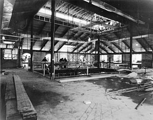 Sawyer Free Library 1976 Building Construction