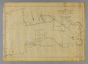 A. L. Hopkins Williamstown land plan