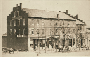 Cook's Block in Amherst before renovation