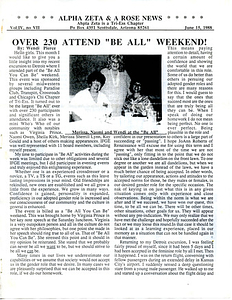 Alpha Zeta & A Rose News Vol. 4 No. 7 (June 15, 1988)