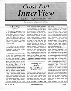 Cross-Port InnerView, Vol. 9 No. 9 (September, 1993)