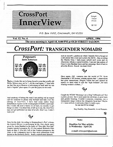 Cross-Port InnerView, Vol. 12 No. 4 (April, 1996)