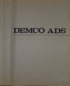 Demco Ads scrapbook