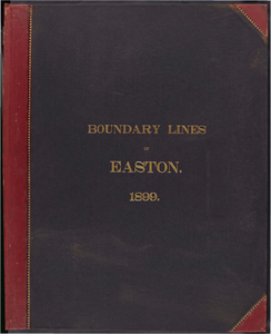 Atlas of the boundaries of the town of Easton, Bristol County