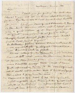 Benjamin Silliman letter to Edward Hitchcock, 1832 June 14