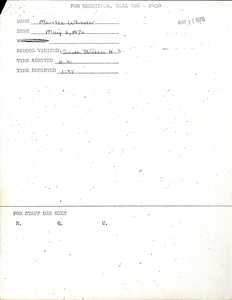 Citywide Coordinating Council daily monitoring report for South Boston High School by Marilee Wheeler, 1976 May 6