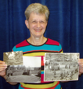 Nancy Marshall at the Waltham Mass. Memories Road Show