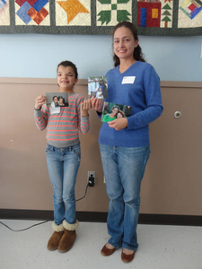 Melinda Rios and Victoria Rios at the Stoughton Mass. Memories Road Show