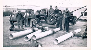 Water Department of Provincetown at work 1950s