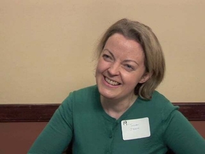 Jillian O'Keeffe at the Irish Immigrant Experience Mass. Memories Road Show: Video Interview