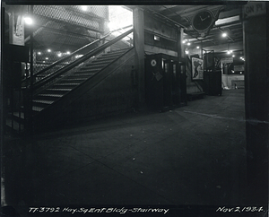 Haymarket Square entrance building stairway