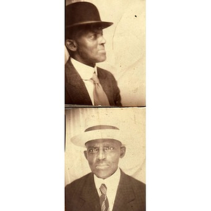 Portrait of two African American males