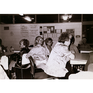 Chinatown residents at a Parcel C meeting