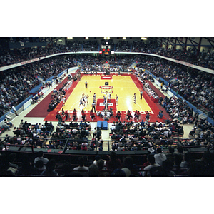 Men's basketball game against Duke at Matthews Arena