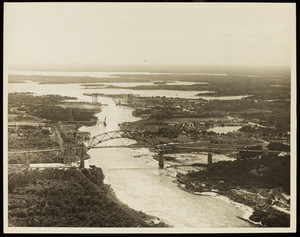 An aerial view of the Cape Cod Canal