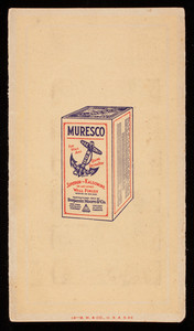 Muresco white and tints for wall and ceiling decoration, manufactured only by Benjamin Moore & Co., New York, New York