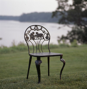 Garden chair, Hamilton House, South Berwick, Maine
