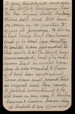 Thomas Lincoln Casey Notebook, February 1893-May 1893, 10, to him the objects and duties