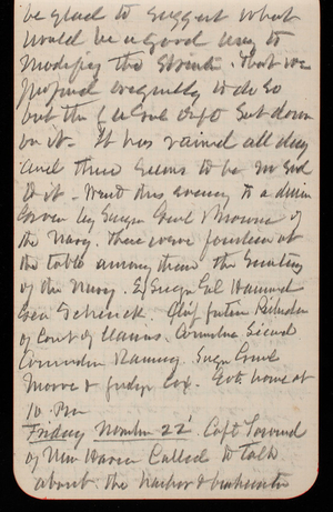 Thomas Lincoln Casey Notebook, November 1889-January 1890, 08, be glad to suggest what