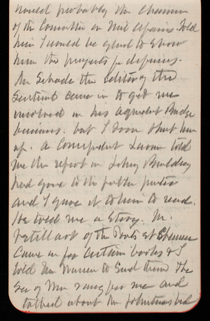 Thomas Lincoln Casey Notebook, November 1889-January 1890, 24, would probably [illegible]