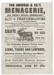Van Amburgh & Co.'s Menagerie, and Great Moral Exhibition! ...