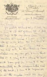 Letter from Eleanor "Nora" Saltonstall to her family, 9 January 1918