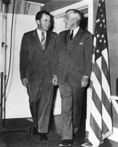 Richard Nixon and Leverett Saltonstall