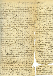 Letter from Benjamin Smith Lyman to Mr. Lesley