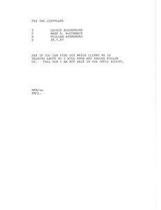 Fax from Mark H. McCormack to Laurie Roggenburk