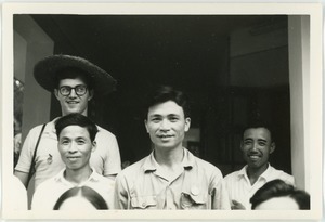 David Tobis and drivers in Thái Bình province