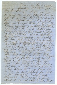 Letter from Joseph Lyman to Benjamin Smith Lyman