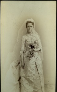 Mary Sanger Lyman: wedding portrait