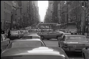 Congested street in New York City