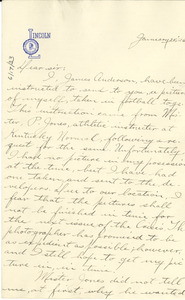 Letter from James C. Anderson to Editor of the Crisis