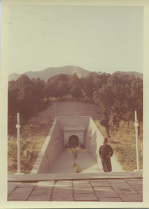 Shirley Graham Du Bois at an unidentified location in China