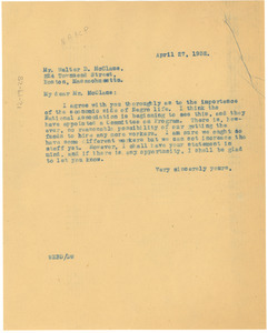 Letter from W. E. B. Du Bois to Walter D. McClane