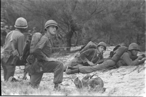 U.S. Marines landing in Danang.