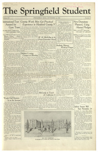 The Springfield Student (vol. 15, no. 08) November 14, 1924