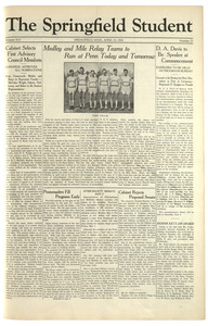 The Springfield Student (vol. 16, no. 23) April 23, 1926