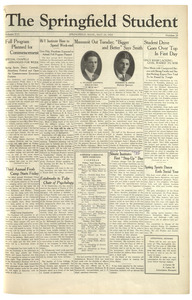 The Springfield Student (vol. 16, no. 28) May 28, 1926