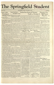 The Springfield Student (vol. 17, no. 04) October 29, 1926