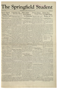 The Springfield Student (vol. 18, no. 13) January 20, 1928