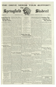 The Springfield Student (vol. 22, no. 17) February 25, 1932