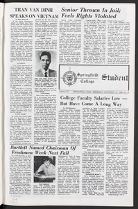 The Springfield Student (vol. 56, no. 10) Nov. 21, 1968